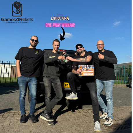Met de RAM-BASSADOR naar de Lorcana Give Away winnaar! 🏆