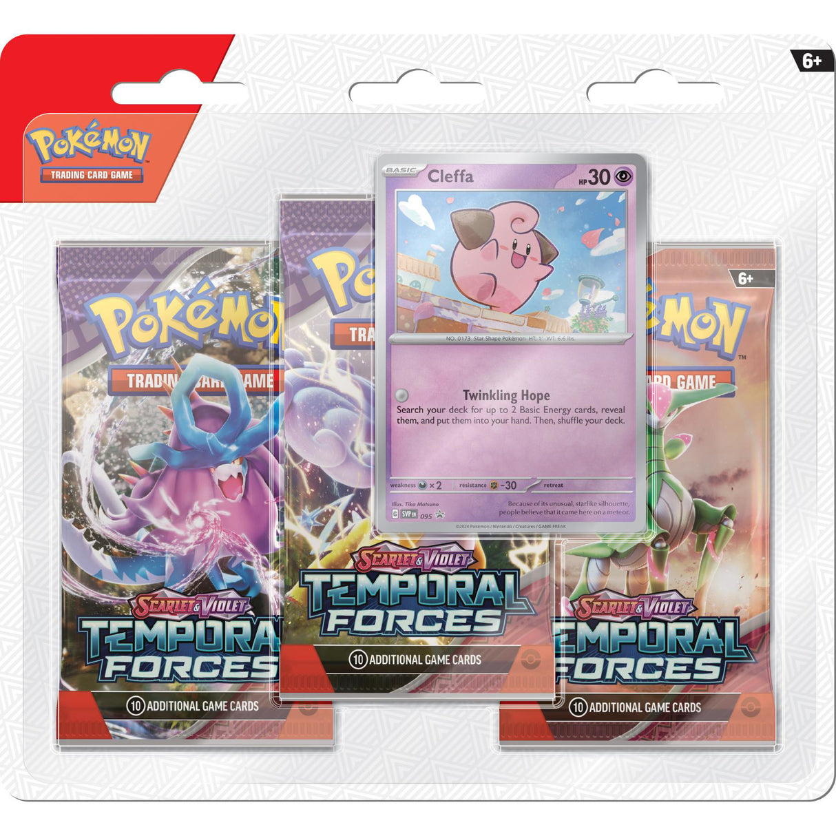 Pokemon TCG | Scarlet & Violet - Temporal Forces 3-Pack Booster Blister