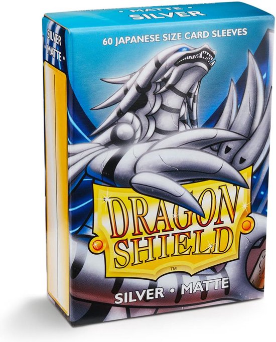 Dragon Shield - Matte (Japanese) Silver 60pc
