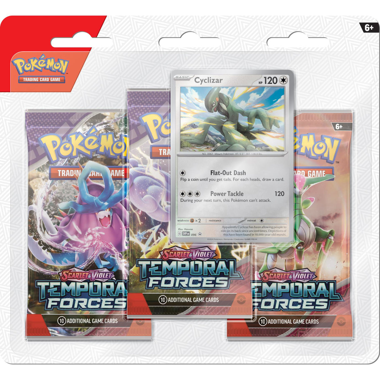 Pokemon TCG | Scarlet & Violet - Temporal Forces 3-Pack Booster Blister