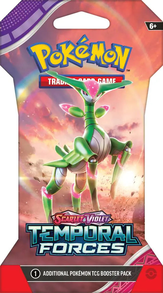 Pokemon TCG | Scarlet & Violet Temporal Forces Sleeved  - Booster Pack