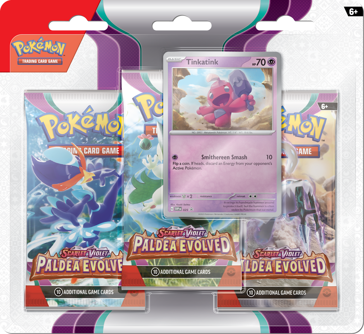Pokemon TCG | Scarlet & Violet - Paldea Evolved 3-Pack Booster Blister