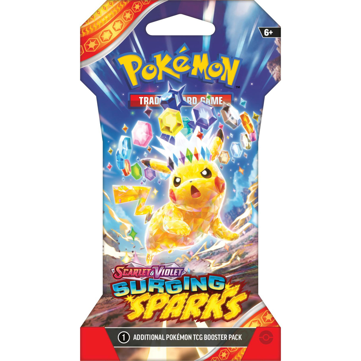 Pokemon TCG | Scarlet & Violet Surging Sparks Sleeved  - Booster Pack