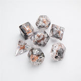 Gamegenic Dice - Embraced Shield & Weapons RPG Dice set 7pcs
