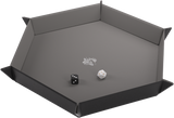 Gamenic - Magnetic Dice Tray Hexagonal Black/Gray