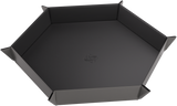 Gamenic - Magnetic Dice Tray Hexagonal Black/Gray
