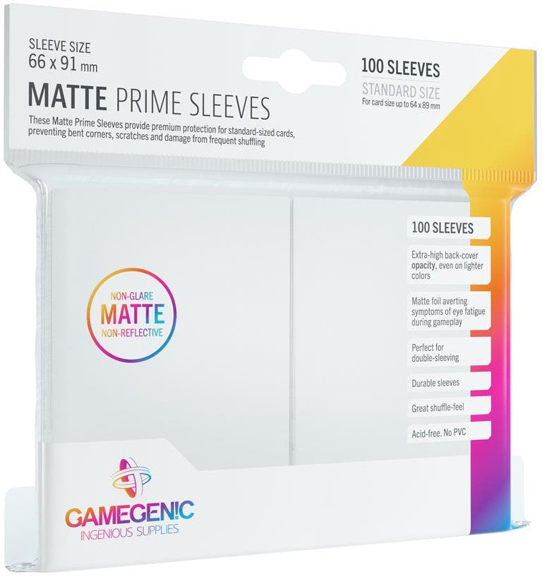 Gamegenic - Pack Matte Prime White (100)