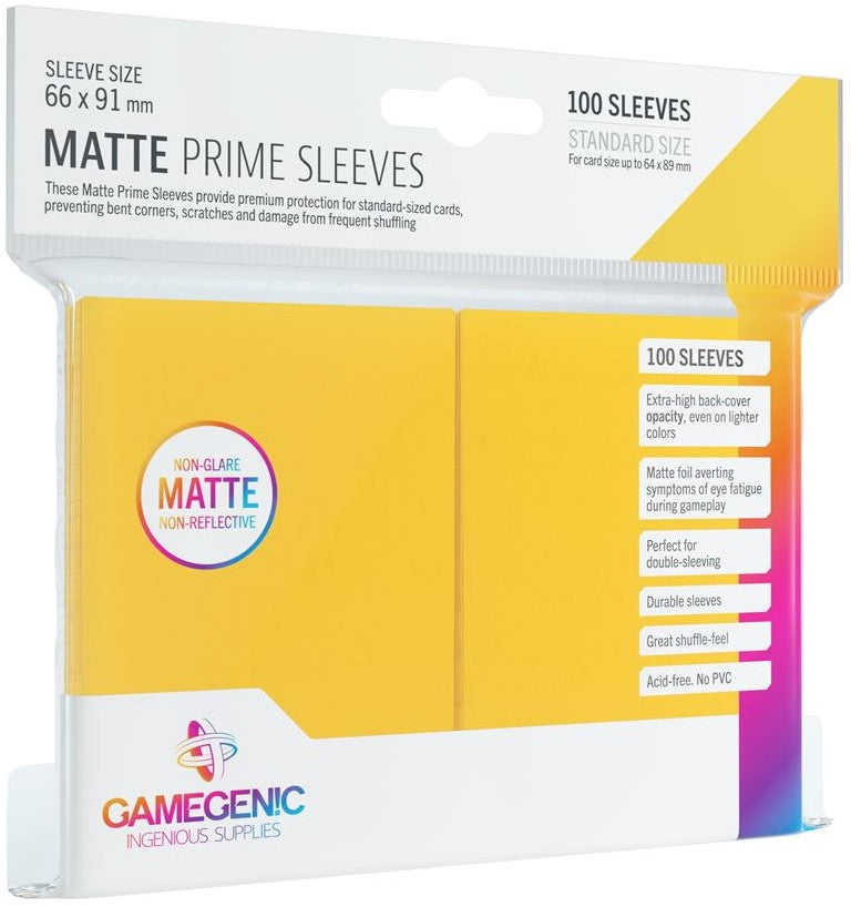Gamegenic - Pack Matte Prime Yellow (100)