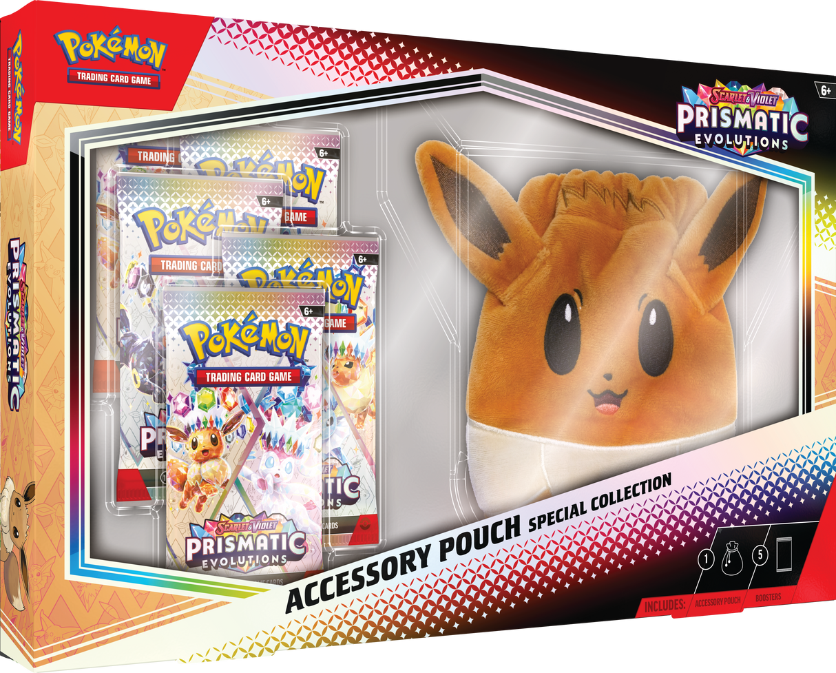 Pokemon TCG | Scarlet & Violet Prismatic Evolutions Accessory Pouch Special Collection