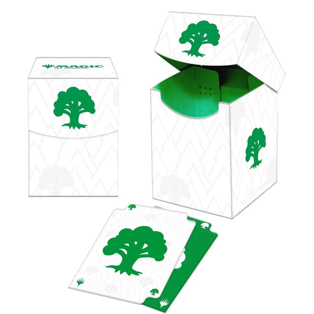 Ultrapro Deckbox - MTG Mana 8 Forest 100+