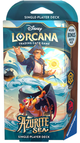 Disney Lorcana TCG | Azurite Sea Starter Deck Jim Hawkins & Tigger